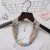 spring trend woman print Beads Cloth necklace candy colors ornament scarves