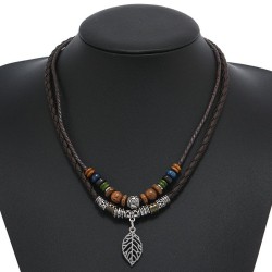 occidental style wind retro sweater chain Bohemian style multilayer wind long ..