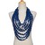  occidental style exaggerating long style necklace multilayer tassel sweater chain banquetnecklace