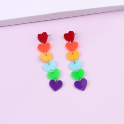 love Round Acrylic earrings fashion Acrylic personality earring ear stud woma..