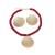 occidental style trend wind earrings necklace set woman brief Alloy Shells pendant