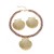 occidental style trend wind earrings necklace set woman brief Alloy Shells pendant