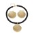 occidental style trend wind earrings necklace set woman brief Alloy Shells pendant