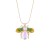 occidental style fashion samll Pearl necklace Alloy resin pendant clavicle chain woman