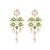 occidental style retro palace wind silver Pearl earrings temperament elegant luxurious bride earrings