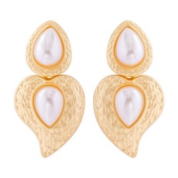  fashion personality wind Alloy love tassel flowers geometry earrings brief he..