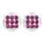 occidental style geometry Alloy watch-face earrings wind fashion personality trend head ear stud woman