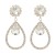 super claw chain multilayer drop earring occidental style fully-jewelled Earring woman bride