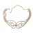 exaggerating occidental style necklace Rhinestone butterfly pendant woman trend banquet sweater chainnecklace