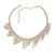 exaggerating occidental style necklace multilayer triangle flower woman banquet sweater chain stylenecklace
