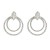 super claw chain occidental style earrings multilayer Round ear stud woman trend banquet style bride