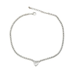  heart-shaped pendant necklace occidental style woman all-Purposenecklace