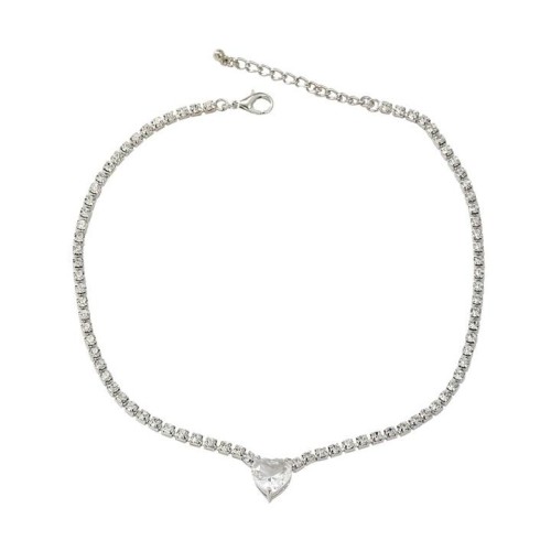  heart-shaped pendant necklace occidental style woman all-Purposenecklace