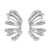 autumn Alloy earrings occidental style exaggerating Earring woman Metal flowers ear stud trend