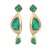  occidental style exaggerating earrings woman multilayer geometry Alloy Acrylic Bohemian style earring