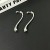  retro personality high drop earrings temperament wind ear stud