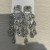 occidental style exaggerating flash diamond drop tassel earrings personality temperament Ladies wind Earring w
