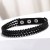 occidental style row leather long style fully-jewelled bracelet Korea velvet  diamond bracelet woman necklace