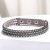 occidental style row leather long style fully-jewelled bracelet Korea velvet  diamond bracelet woman necklace