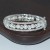  bride Pearl Rhinestone zircon twining opening bangle bracelet gold silver color diamond bracelet woman