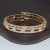 Starry layer Rhinestone zircon twining opening bangle bracelet gold silver color diamond bracelet woma