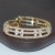 Starry layer Rhinestone zircon twining opening bangle bracelet gold silver color diamond bracelet woma