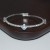 fashion brief row Rhinestone crystal opening bangle bracelet gold silver color bracelet woman mosaic d