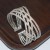 fully-jewelled multilayer opening bangle occidental style exaggerating more row Rhinestone bracelet wo