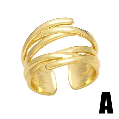  love Peach heart Double layer opening ring samll high twistedrim