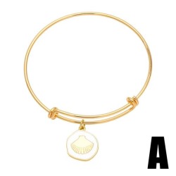 occidental style brief fashion stainless steel activity bracelet samll pendant..