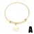 occidental style brief fashion stainless steel activity bracelet samll pendantbra