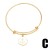 occidental style brief fashion stainless steel activity bracelet samll pendantbra