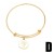 occidental style brief fashion stainless steel activity bracelet samll pendantbra