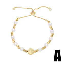 occidental style brief fashion bracelet woman samll high Pearl braceletbra