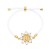  fashion flowers weave bracelet woman embed color zircon braceletbra