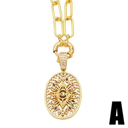 occidental style brief fashion necklace woman personality creative retro pendant clavicle chainnkb