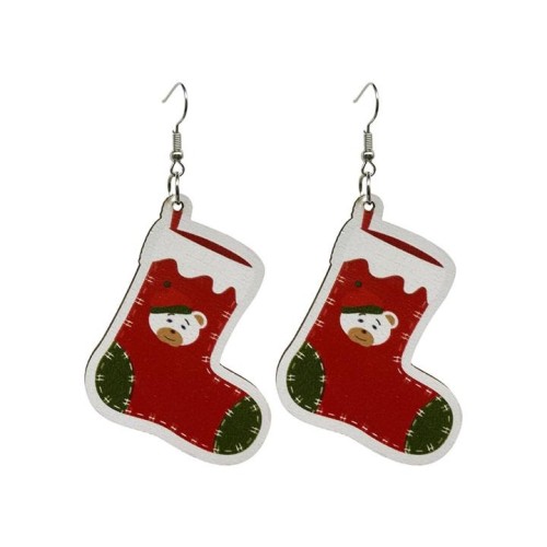 earrings retro christmas earrings christmas deer long Earring christmas new