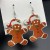 earrings retro christmas earrings christmas deer long Earring christmas new