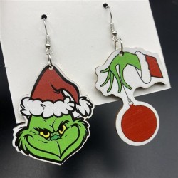  earringsrinch christmas occidental style Earring christmas tree long Earringe..