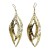  Metal earringsEarrings personality earringewelry occidental style exaggerating