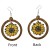 jewellery day sun flower retro big earrings new