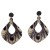  Bohemia retro ethnic style peacock feather long earrings Earringearrings occidental style