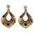  Bohemia retro ethnic style peacock feather long earrings Earringearrings occidental style