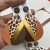 earrings occidental style exaggerating leopard earrings retro ear stud style
