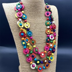 beads necklace necklace retro ethnic style