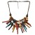 retro Bohemia branch necklace occidental style exaggerating color necklacenecklace beads