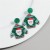 new christmas wind cartoon lovely wind christmas sweater Santa Claus deer day gift earrings Earring