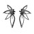 occidental style wind fashion exaggerating diamond big butterfly earrings super big Earri