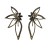 occidental style wind fashion exaggerating diamond big butterfly earrings super big Earri