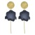 fashion exaggerating high petal Leaf earrings original Earring woman